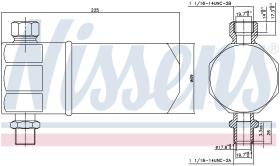 Nissens 95115 - FDESH AUDI A4/PASSAT (96>)80/90(91>) 3/4 PASO 1/16"
