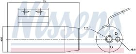 Nissens 95124 - FILTRO A/C DODGE CARAVAN II(96-)2.4