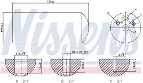 Nissens 95172 - FDESH BMW S3 E46 (98>) S5 E39 (96>) S7 E38 (94>)