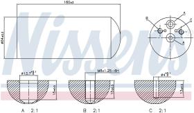 Nissens 95172 - FDESH BMW S3 E46 (98>) S5 E39 (96>) S7 E38 (94>)