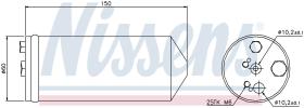 Nissens 95325 - FILTRO A/C NISSAN DATSUN(D22)2.5 D