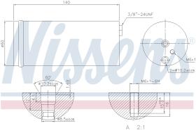 Nissens 95405 - FILTRO A/C NISSAN ALMERA(N16)(00-)1