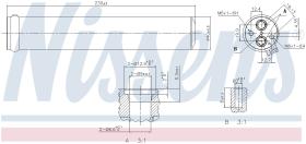 Nissens 95406 - FILTRO A/C MITSUBISHI LANCER(CJ.CP)