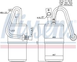 Nissens 95416 - FILTRO A/C JEEP CHEROKEE (XJ)(84-)2