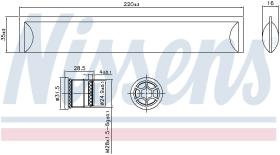 Nissens 95554 - FILTRO A/C AUDI RS Q3(8P)(13-)RS 2.