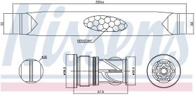 Nissens 95566 - FILTRO A/C FORD FOCUS III(CB8.CEW)(