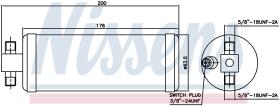 Nissens 95977 - FILTRO A/C UNIVERSAL UNIVERSAL DRYE