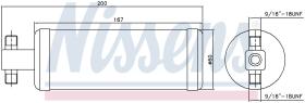 Nissens 95979 - FILTRO A/C UNIVERSAL UNIVERSAL DRYE