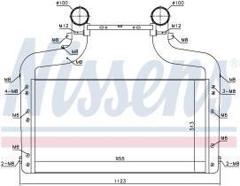 Nissens 96083 - INTERCOOLER DAF CF(13-)290