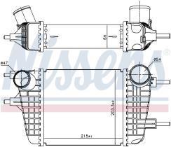 Nissens 961116 - INTERCOOLER NISSAN NOTE(E12)(13-)1.