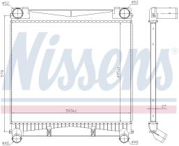 Nissens 961140 - INTERCOOLER RANGE ROVER III(LM)(02-