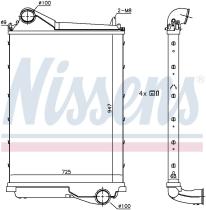 Nissens 961185 - INTERCOOLER VOLVO FMX(10-)D11-330 H