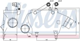 Nissens 961205 - INTERCOOLER MERCEDES CL-CLASS W 215