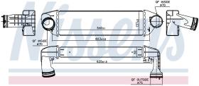 Nissens 96129 - INTERCOOLER BMW X3 E83(04-)X3 3.0D
