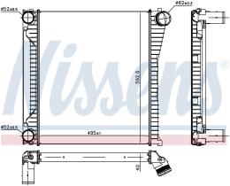 Nissens 96136 - INTERCOOLER RANGE ROVER III(LM)(02-