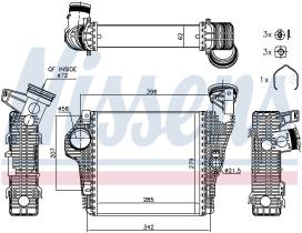 Nissens 961426 - INTERCOOLER PORSCHE MACAN(95B)(14-)