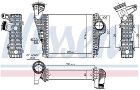 Nissens 961435 - INTERCOOLER PORSCHE MACAN(95B)(14-)