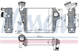 Nissens 961435 - INTERCOOLER PORSCHE MACAN(95B)(14-)