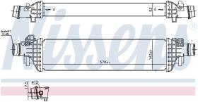 Nissens 961444 - INTERCOOLER OPEL MOKKA(13-)1.4 I 16