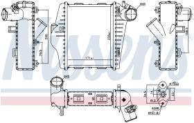 Nissens 96177 - INTERCOOLER SMART FORTWO(W451)(07-)