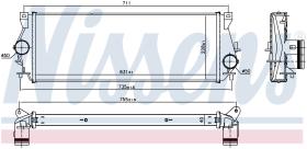 Nissens 96225 - INTERCOOLER LAND ROVER DISCOVERY II