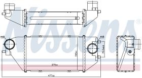 Nissens 96231 - INTERCOOLER HONDA FR-V(BE)(05-)2.2