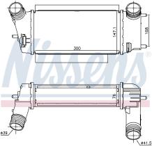 Nissens 96252 - INTERCOOLER FORD FIESTA VI(CCN)(12-