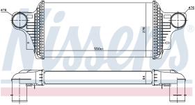 Nissens 96438 - INTERCOOLER MERCEDES GL-CLASS W 164