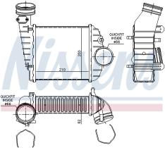 Nissens 96469 - INTERCOOLER VOLKSWAGEN PASSAT B5.5(