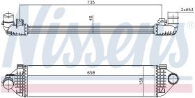 Nissens 96473 - INTERCOOLER FORD S-MAX(CA1)(06-)1.6