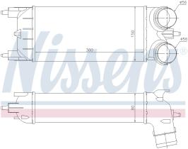 Nissens 96511 - INTERCOOLER PEUGEOT 508(10-)1.6 THP