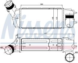 Nissens 96515 - INTERCOOLER PEUGEOT 307(3_)(00-)2.0