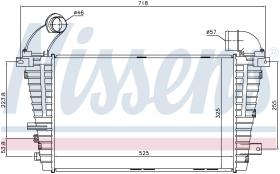 Nissens 96590 - INTERCOOLER VAUXHALL ASTRA H(04-)1.