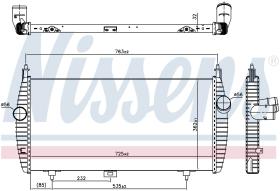 Nissens 96617 - INTERCOOLER PEUGEOT 607(9D.9U)(00-)