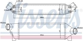 Nissens 96642 - INTERCOOLER FORD TRANSIT(FY)(00-)2.