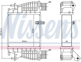 Nissens 96645 - INTER RENAULT CLIO III (9/05>) MODUS (9/04>) NISSAN JUKE