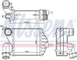 Nissens 96653 - INTERCOOLER LANCIA MUSA(350)(04-)1.