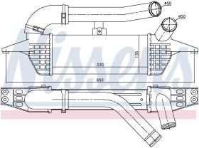 Nissens 96662 - INTERCOOLER HYUNDAI H-100 PORTER(04