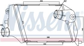 Nissens 96676 - INTERCOOLER AUDI A 8/S 8(4E)(03-)3.