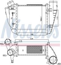 Nissens 96678 - INTERCOOLER AUDI A 4/S 4(B6.B7)(00-