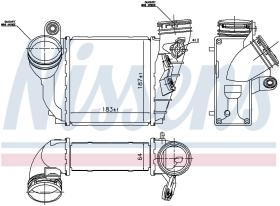 Nissens 96679 - INTERCOOLER AUDI A 3/S 3(8L)(96-)1.