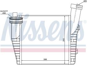 Nissens 96687 - INTERCOOLER PORSCHE CAYENNE(9PA)(02