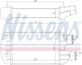 Nissens 96701 - INTERCOOLER FIAT BRAVA(182)(95-)1.9
