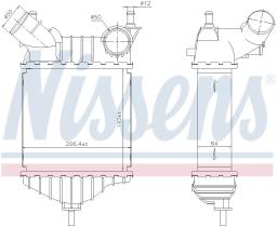 Nissens 96704 - INTERCOOLER FIAT PUNTO II(188)(99-)