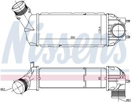 Nissens 96720 - INTERCOOLER PEUGEOT 307(3_)(00-)2.0