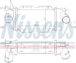 Nissens 96772 - INTERCOOLER VAUXHALL VECTRA B(95-)2