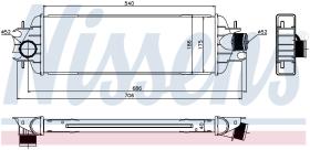 Nissens 96775 - INTERCOOLER VAUXHALL VIVARO A(01-)2