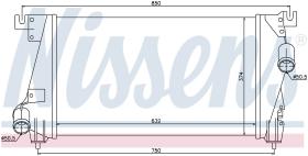 Nissens 96848 - INTERCOOLER CHRYSLER VOYAGER II(96-