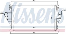 Nissens 96850 - INTERCOOLER CITROEN XANTIA(X1.X2)(9