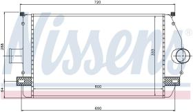 Nissens 96866 - INTERCOOLER RENAULT ESPACE III(96-)